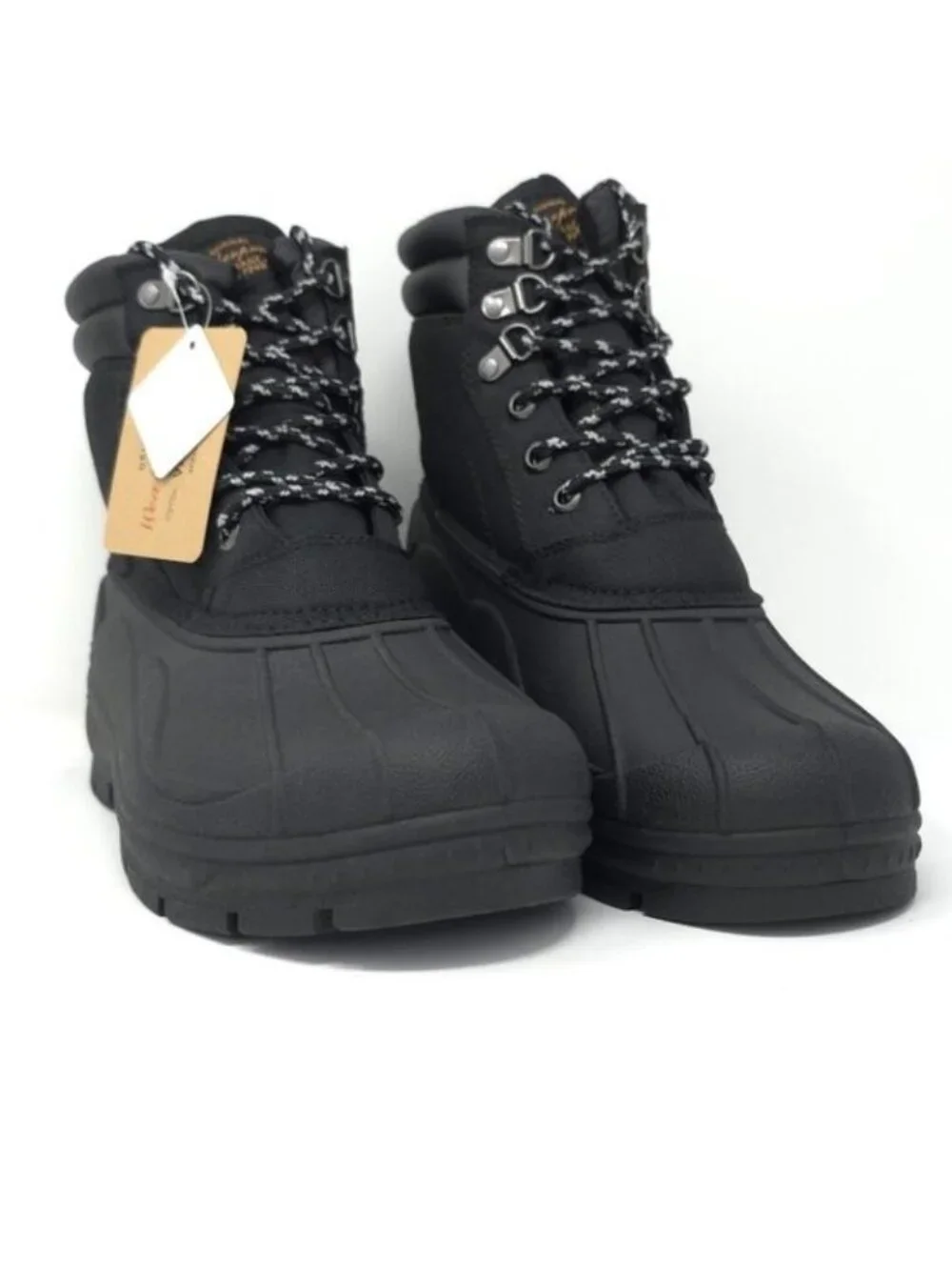 New Weatherproof Joe Vintage Black Outdoor Boots Men’s 9M